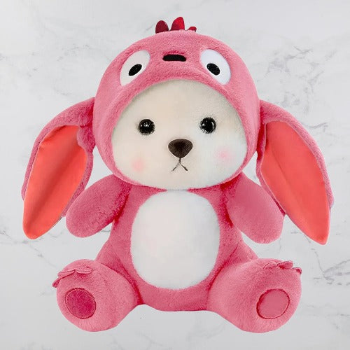 Imported Hoodie Teddy Plush Toy With Removable Cap (35 cm)