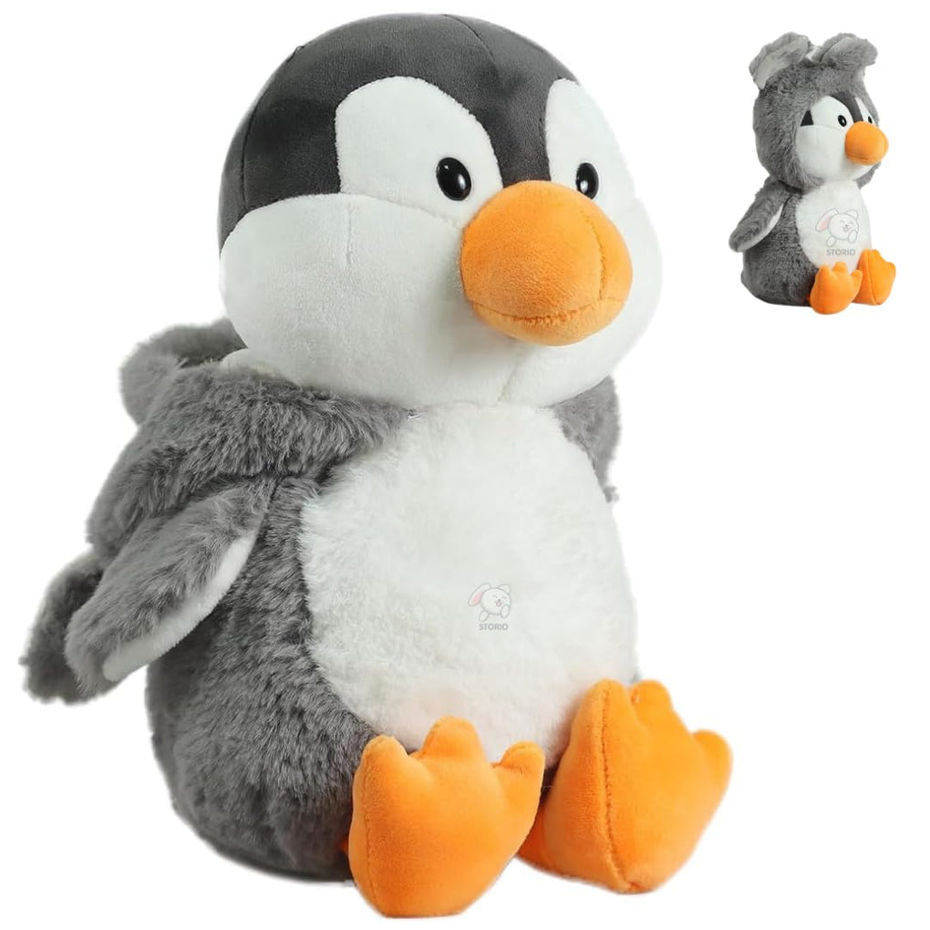Cute Removable Cap Hoodie Penguine Plush (25 cm)
