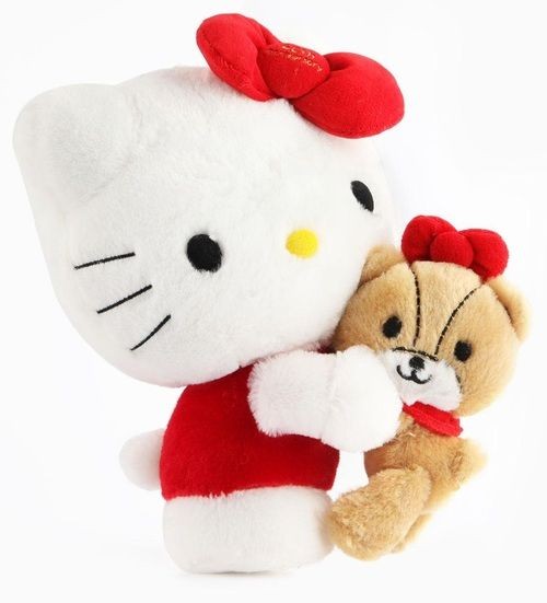 2 feet Big Size Super Soft Hello Kitty (Red, Pink)