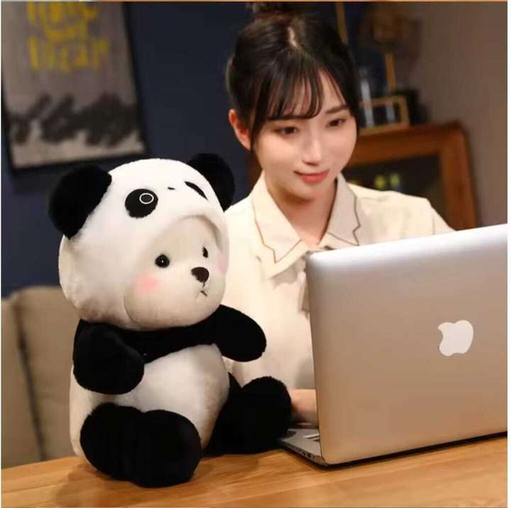 Big Size Panda Hoodie Teddy Plush (50 Cm)
