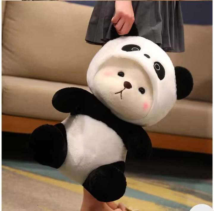 Big Size Panda Hoodie Teddy Plush (50 Cm)