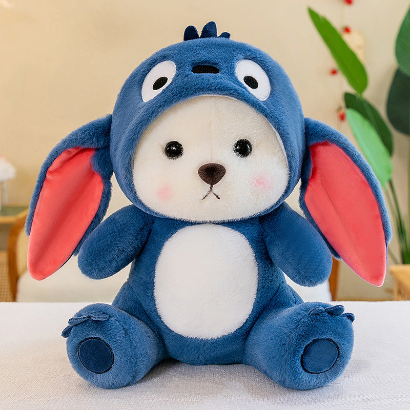 Bamboo Panda and Hoodie Teddy Plush Toy Combo