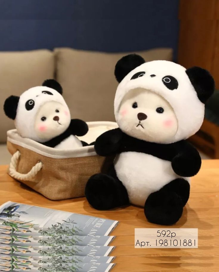 Big Size Panda Hoodie Teddy Plush (50 Cm)