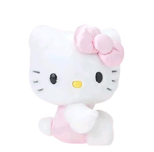 Big Size Super Soft Red Hello Kitty (60 cm) and Bamboo Panda (32 cm) Combo