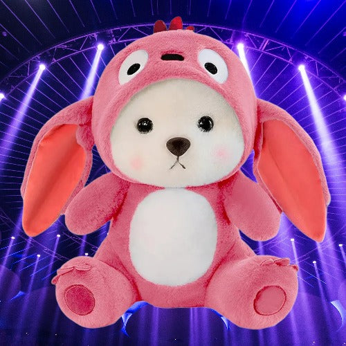 Pink Hoodie Teddy Plush (35 Cm)