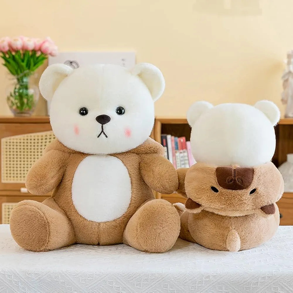 Brown Hoodie Teddy Plush (35 Cm)