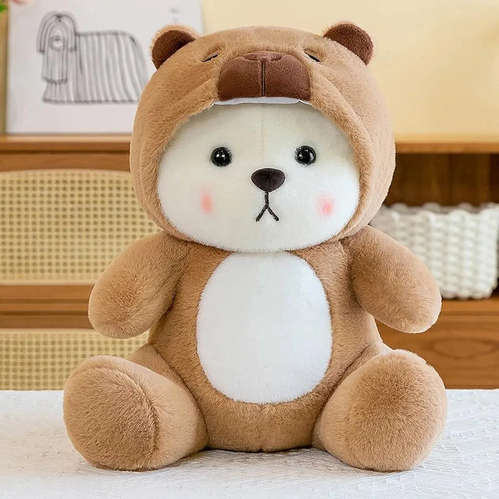 Brown Hoodie Teddy Plush (35 Cm)
