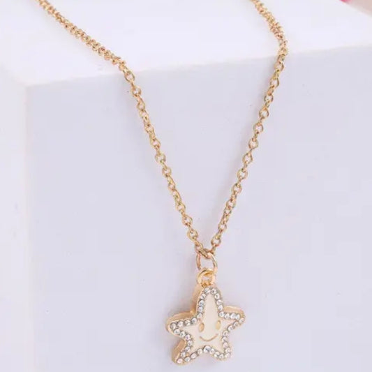 Cute 18k Gold Plated Anti-Tarnish Star Necklace