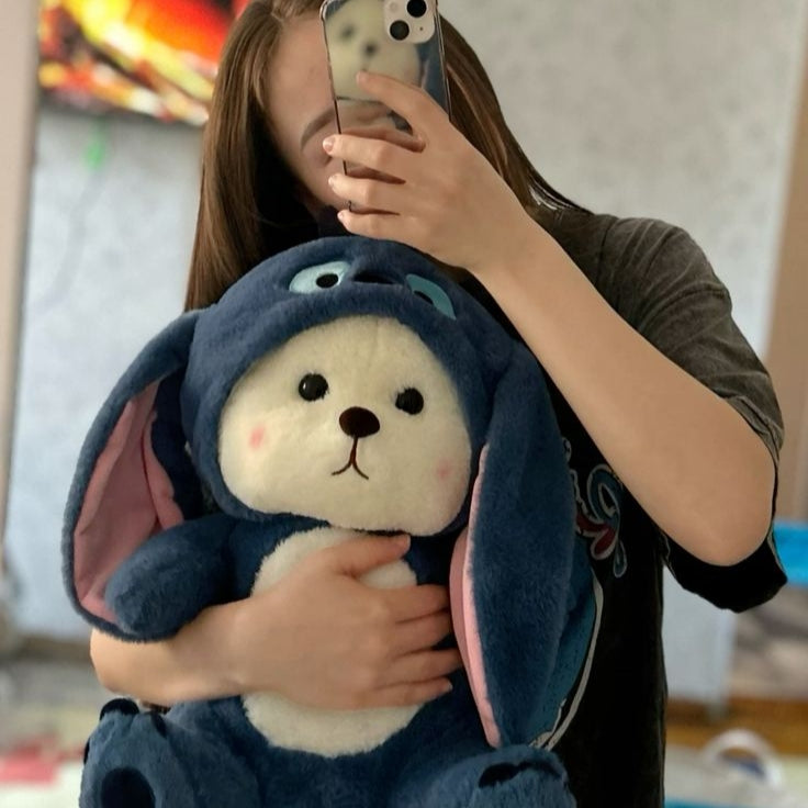 Imported Hoodie Teddy Plush Toy With Removable Cap (35 cm)
