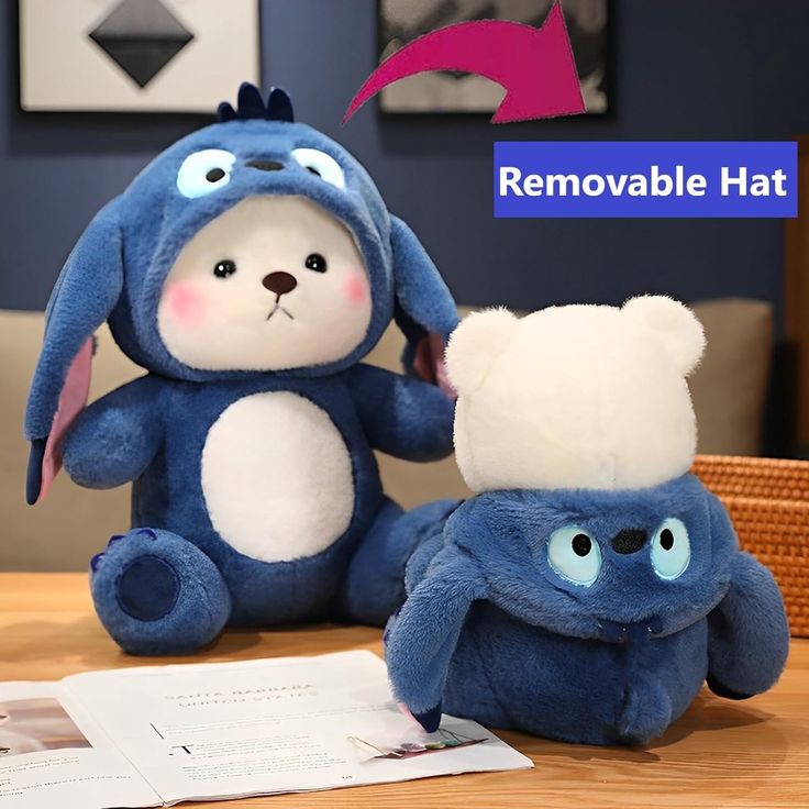 Imported Hoodie Teddy Plush Toy With Removable Cap (35 cm)